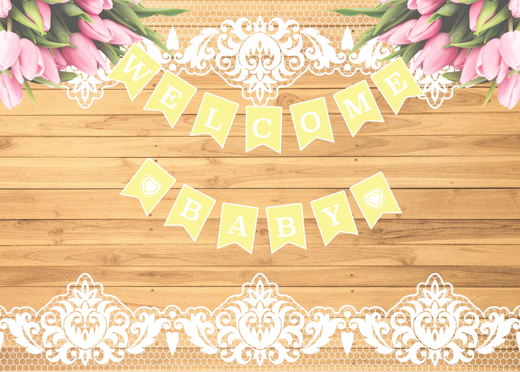 Welcome Baby Backdrop